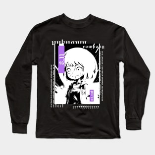 A pretty broken girl with a black and white blank stare | alternative gothic clothes | grunge |dark Long Sleeve T-Shirt